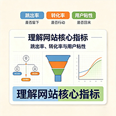 和田地区建站-理解网站核心指标：跳出率、转化率与用户粘性